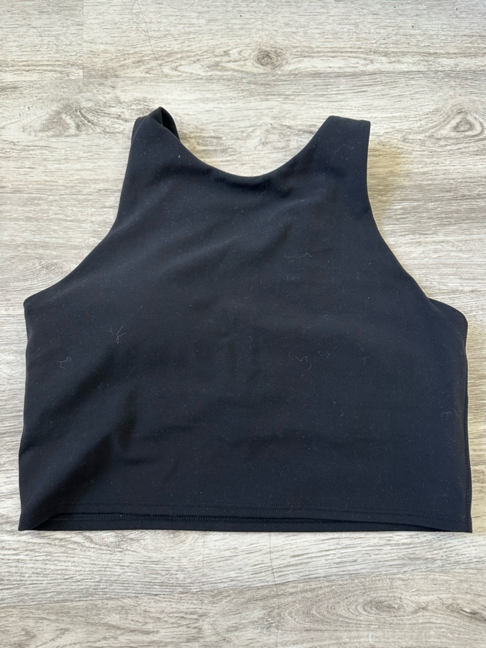 Athleta Black High-Neck Cropped Tank